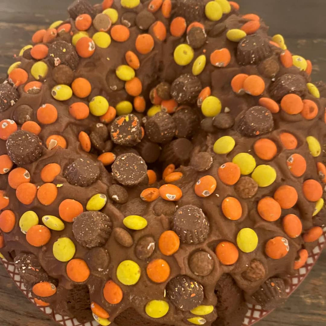 Reese's cheese cake peanut butter Bundt - Cookie Creation By Mary