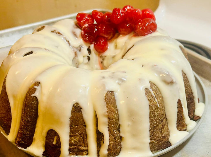 cherry chocolate Bundt cake - Cookie Creation By Mary
