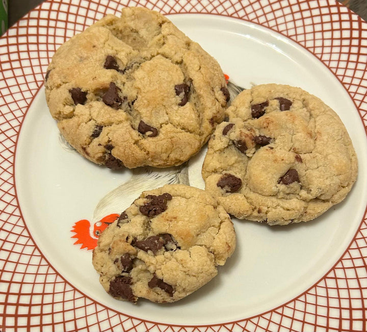 Old fashioned chocolate chip cookie