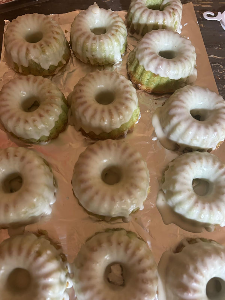 Lime Mini Bundts - Cookie Creation By Mary