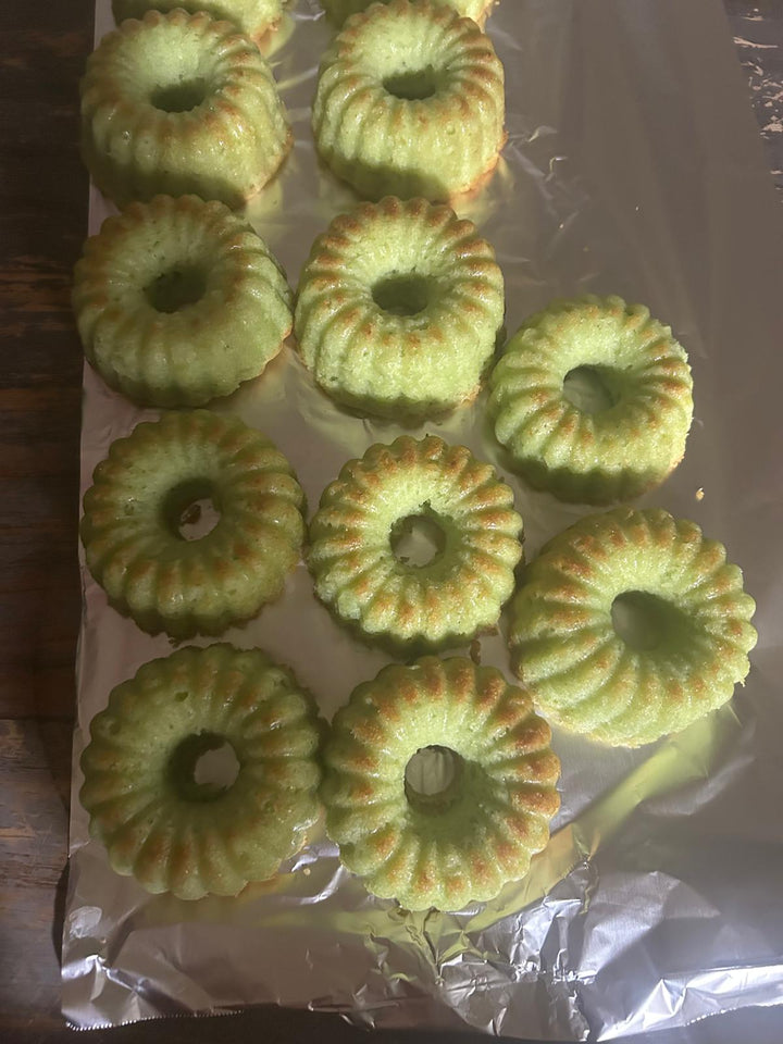 Lime Mini Bundts - Cookie Creation By Mary