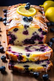 Lemon Blueberry Iced Loaf - Cookie Creation By Mary